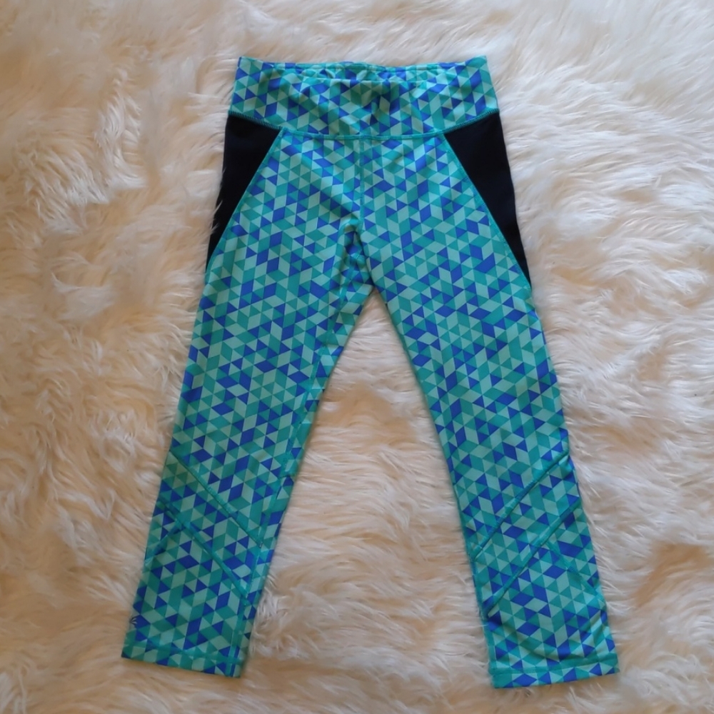 Girls Printed Chit Chat Capri Tights
